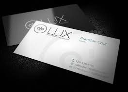Premium black with logo and photo for employee business card. Premium Business Card Design By Whitex On Envato Studio