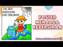 144+ gambar poster kebersihan lingkungan sekolah terupdate. Cara Menggambar Membuat Poster Tema Menjaga Kebersihan Lingkungan Ep 269 Youtube Cara Menggambar Poster Gambar