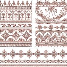 Mehndi Tall Borders Vector Royalty Free Mehndi Tall Borders Stock Vector Art More Images Of Animal Markings Henna Patterns Henna Designs Henna Art