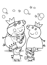 Free printable peppa pig coloring pages are a fun way for kids of all ages to develop creativity, focus, motor skills and color recognition. Peppa Pig Coloring Pages For Kids Printable Free