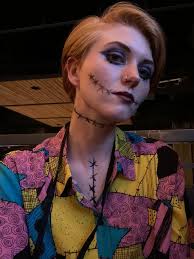 The Nightmare Before Christmas Sally Girls Woven Button-Up