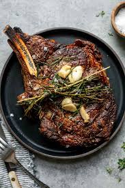 Place the steak into the skillet and cook until it's easily moved. Perfect Cast Iron Steak Herb Butter Basted Plays Well With Butter