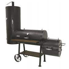 Black Steel Charcoal Smoker Grill 36 X18 With Fire Box And Vertical Smoker By500 746 Charcoal Smoker Barrel Grill Outdoor Bbq