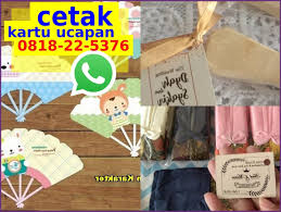 Kartu Ucapan Terima Kasih Untuk Kelahiran Bayi 0818 22 5376 Whatsapp Book Cover Playbill Cover