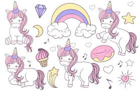 Kumpulan sketsa mewarnai gambar unicorn. Unicorn Images Free Vectors Stock Photos Psd