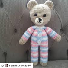 pijamali ayicik tarifi icin elemegiveamigurimi elemegiveamigurimi elemegiveamigurimi ayicik bebek oyuncaklari instagram