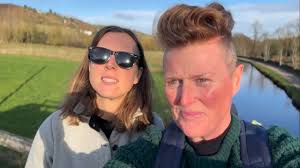 The sun is shining. Had to get our walking boots on. -#SoLongForNow