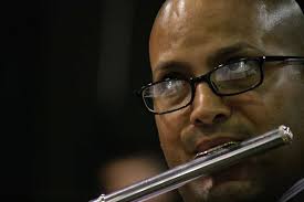 U.S. Marine Gunnery Sgt. Joel Cortes, flutist, Parris