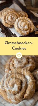 Susse Zimtschnecken Cookies Mit Zuckerglasur Rezept Zimtschnecken Cookies Rezepte Cookies Rezept