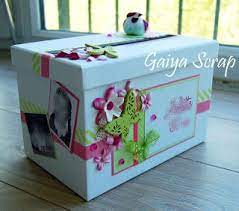 Le Scrap De Gaiya Scrap Objet Urne D Anniversaire Boite Anniversaire Urne Anniversaire Boite Cadeau Anniversaire