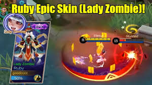 Epic games has recently added a new challenge pack into fortnite. Mobile Legends New Ruby Epic Skin Lady Zombie Gameplay Skills Effect Only Youtube