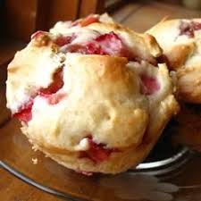 Strawberry Muffins I Used 1 3 Cup Sugar Whole Wheat White Flour 3 4 Cup Milk I Used Half Mi Strawberry Muffins Strawberry Recipes Strawberry Muffin Recipes