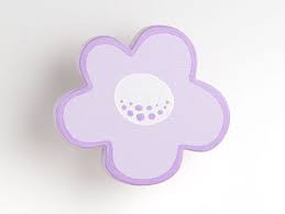 Blume Violett Mobelknopf Fur Kinderzimmer Kinderzimmer Kinder Zimmer Schrankknopfe