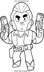Maybe you would like to learn more about one of these? Colt From Brawl Stars Coloring Page