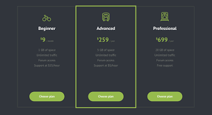 Some Inspiration For Pricing Tables Codrops Pricing Table Web Development Design Web Design