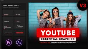 Download free adobe premiere pro templates envato, motion array. Youtube Essential Library Mogrt For Premiere Youtube Design Web Design Design