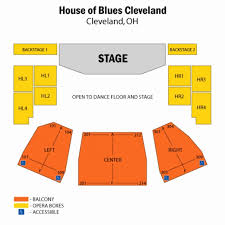 Chicago House Of Blues Seating Chart For House Of Blues Chicago