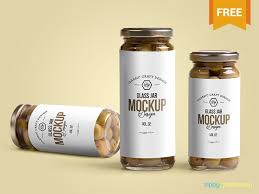 Free Glass Jar Mockup Bottle Mockup Glass Jars Packaging Mockup