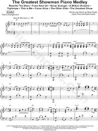 Print And Download The Greatest Showman Piano Medley Sheet Music By Kimbo Arranged For Piano Instrumental Solo An Piano Music Piano Chords Learn Piano Chords