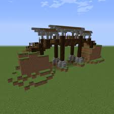 Medium Wooden Bridge Grabcraft Your Number One Source For Minecraft Buildings Blueprints Tips Ideas Minecraft Roof Minecraft Buildings Minecraft Bridges