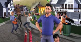 There is an attached garage as well. Die Sims 3