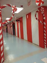 Candy Land Peppermint Forest Candyland Decorations Christmas Hallway Christmas Classroom