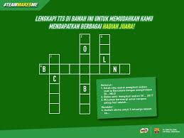 Maybe you would like to learn more about one of these? Milo Indonesia Ayo Lengkapi Teka Teki Silang Di Bawah Ini Dan Jawab Di Kolom Komentar Ya Dapatkan Kesempatan Pergi Ke Barcelona Bersama Keluarga Dan Memenangkan Hadiah Menarik Lainnya Caranya Mudah Cukup Kirimkan