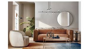 Gwyneth Boucle Chair Reviews Cb2 In 2020 Leather Sofa Furniture Acrylic Coffee Table