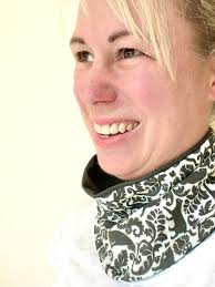 Medium Snap Scarf for Mom Teacher Sister Friend Woman Handmade From Organic  Cotton Fabric With Eco Friendly Dyes
