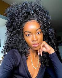 Half Up Half Down Curls With Slimreshae Natural Hair Styles Curly Hair Styles Curly Hair Styles Naturally