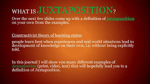 Juxtaposition Ppt Download