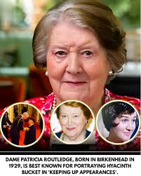 Dame Patricia Routledge in the 1960s, 1990s as Hyacinth and 2010s*  *#PatriciaRoutledge #Collection*