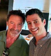 Looking relaxed and happy! 📷: John Frangeskos #hughjackman