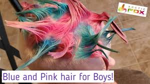 Cotton candy hairstyles and hair color ideas. Cotton Candy Hair For Boys Blue And Pink Hair Tutorial Youtube