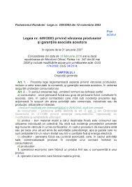 449/2003 privind vânzarea produselor şi garanţiile asociate acestora. Http Www Anpc Gov Ro Galerie File Alege Lege 449 2003 Garantii 2016 Pdf