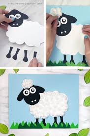 Easy Pom Pom Sheep Craft Sheep Crafts Animal Crafts For Kids Crafts