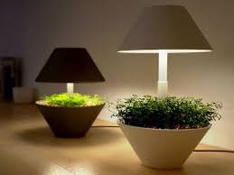 Indoor Growing Lamps Image Via Ecofriend Com Herbs Indoors Lamp Planters Led Grow Lights