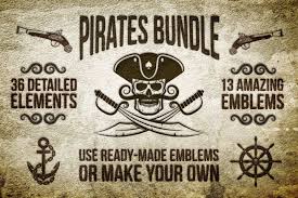 Sign up to our free weekly newsletter to learn about the best creative work from around the globe. Pirate Bundle 13587 Logos Design Bundles Pirates Logo Templates Business Card Logo