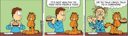 Garfield comics are written by jim davis , and published by paws incorporated in the united states of america, as well as in other countries all around the world. Garfield S Love For Food In Comic Strips Photos Huffpost Life
