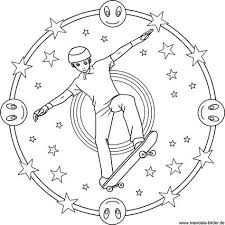 Mandala Ausmalbild Skateboard Ausmalbilder Mandala Ausmalbilder Mandala Malvorlagen
