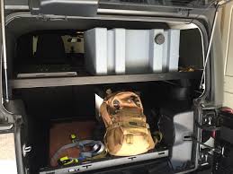 60l Water Tank On Front Runner Shelves Jeep Wrangler Jk Jeeplife Jklife Camplife Jeep Survival Jeep Wrangler Jk Jeep Jeep Wrangler