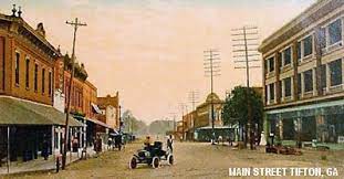 Georgia History Main Street Postcard