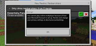 Skip this method (and go to method #2) if you're not part of a family group on microsoft. You Cannot Play Online Multiplayer Because Of How Your Account Is Set Microsoft Community