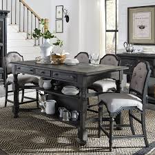 Gracie Oaks Alona Rectangular Counter Height Pub Table Reviews Wayfair Dining Table In Kitchen Dining Room Sets Pub Table Sets