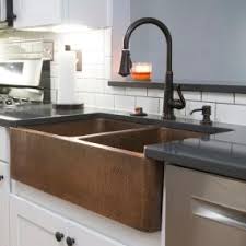 The fabricator told me that it is industry standard to use 2 seams behind the sink at each arc ( rounded edge of the back of the sink). Copper Kitchen Sinks By Sinkology Farmhouse Drop In Undermount