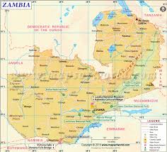 10 january 2017 (4 years ago) share this page: Map Of Zambia Zambia Map