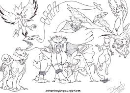 Zapdos Articuno Moltres Colouring Pages Page 2 Coloring Pages Pokemon Drawings Colouring Pages