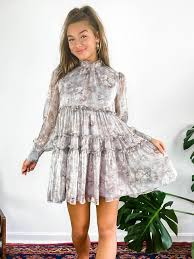 Nova Floral Babydoll Dress Blue Past Liver Boutique