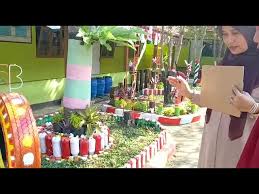 Taman sekolah sd, gambar taman rumah, taman depan sekolah, cara membuat . Taman Sekolah Dari Barang Bekas Youtube