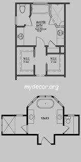 But sometimes it is difficult to find this website contains the best selection of designs master bathroom plans. Example Bathroom Floor Plans I Like This Master Bath Layout No Wasted Space Very Efficient Separate Closets Plus Linen My Decor Home Decor Ideas Bathroom Floor Plans Master Bathroom